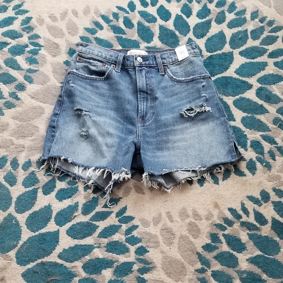 Abercrombie & Fitch Pants - Abercrombie & Fitch High Rise mom shorts